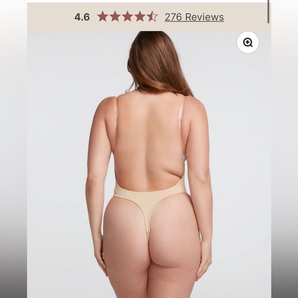 NEW Plunge Backless Bra Bodysuit - Picture 2 of 12